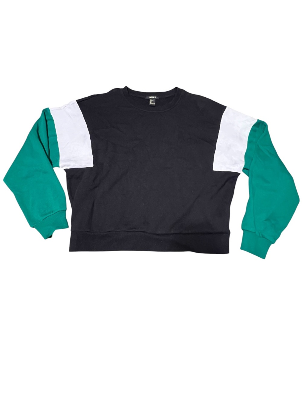 Forever 21 Black Sweatshirt with Gold Branding